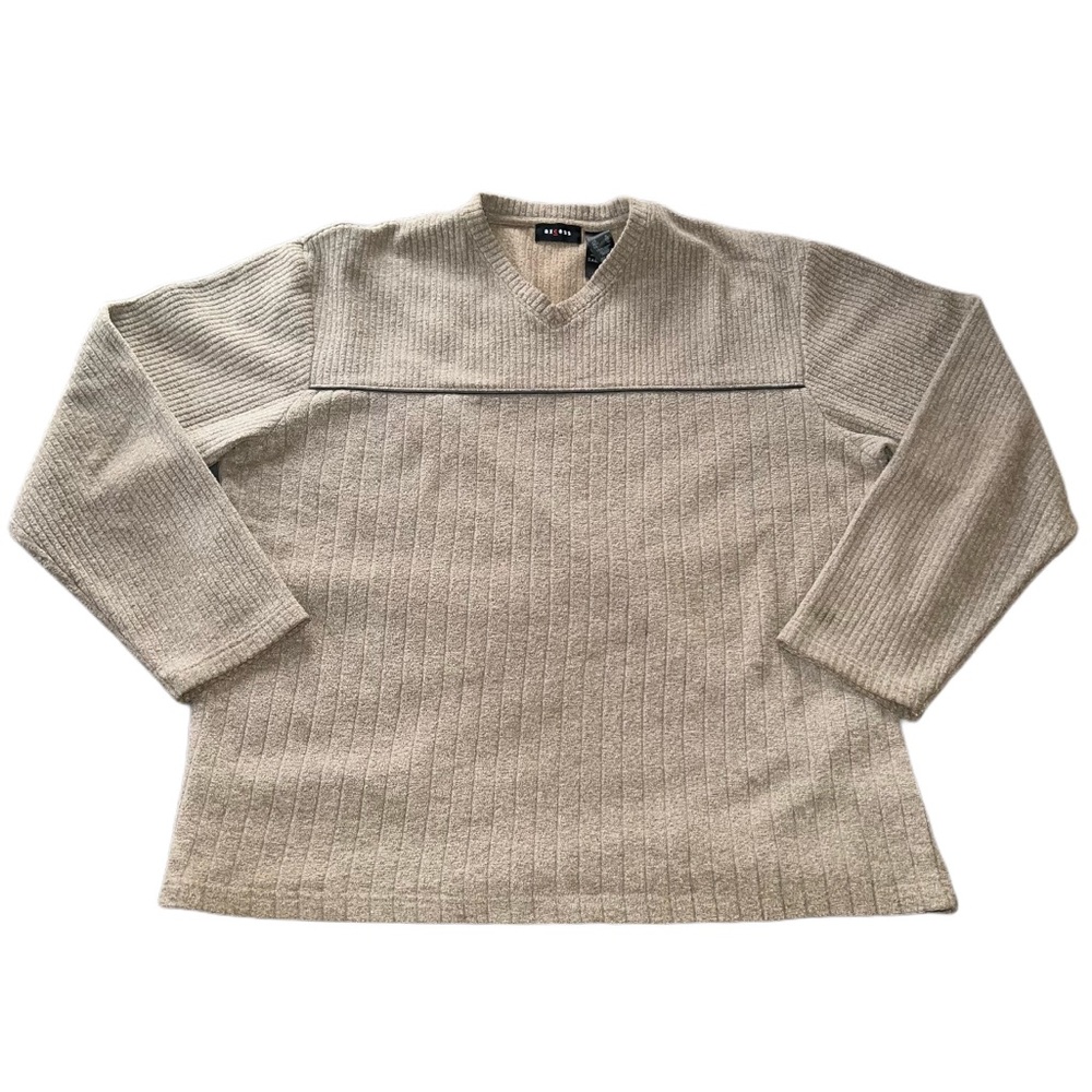 Axcess Mens Ribbed V Neck Sweater